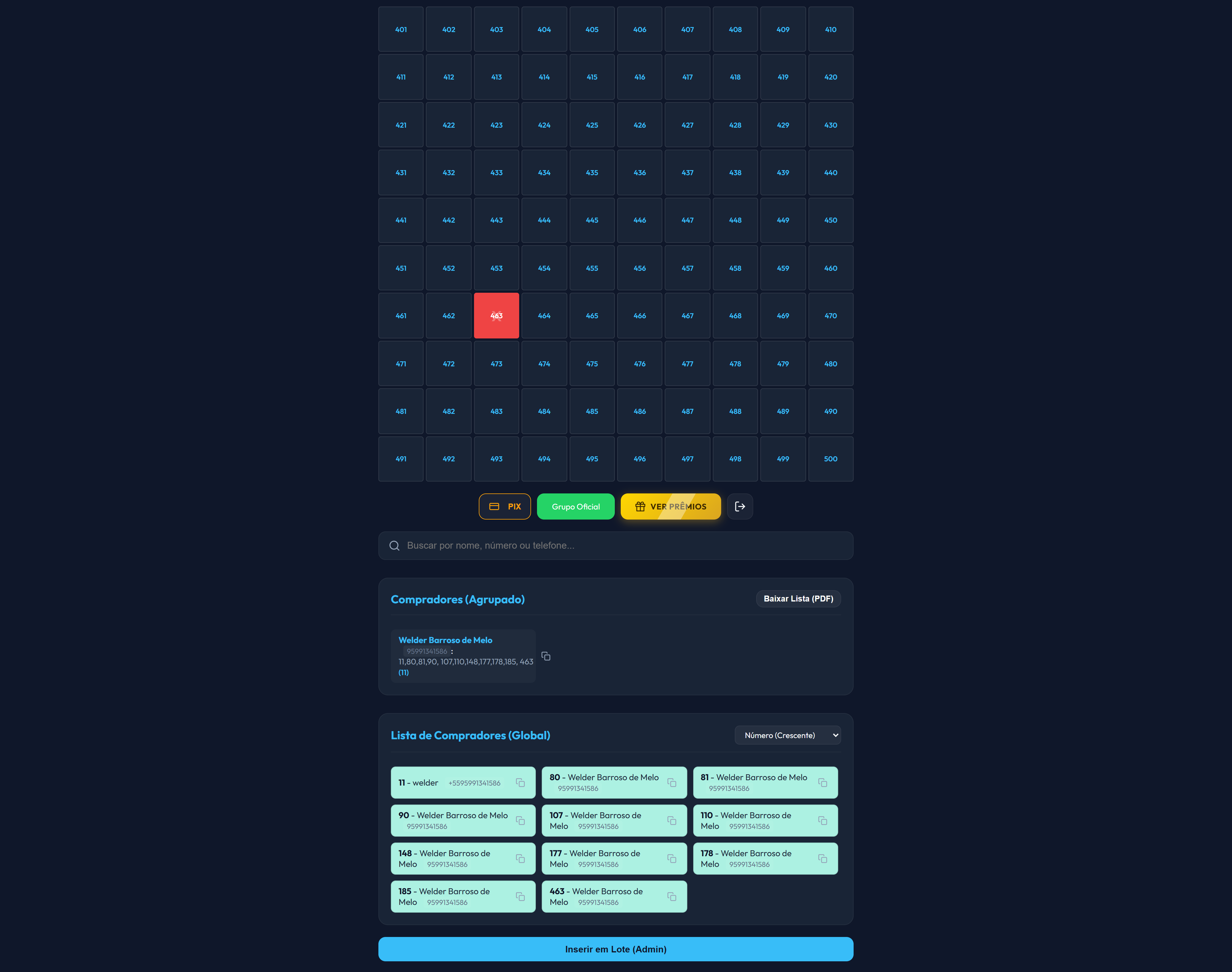 Preview do simpleRifa